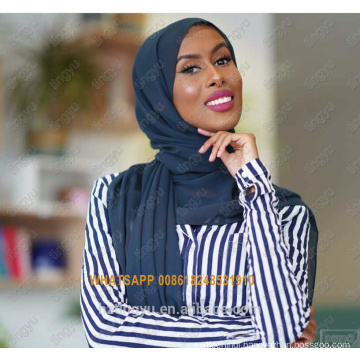 Fashion brand tingyu women basic whosale lightweigth wide shawl bubble printed plain hijab scarf